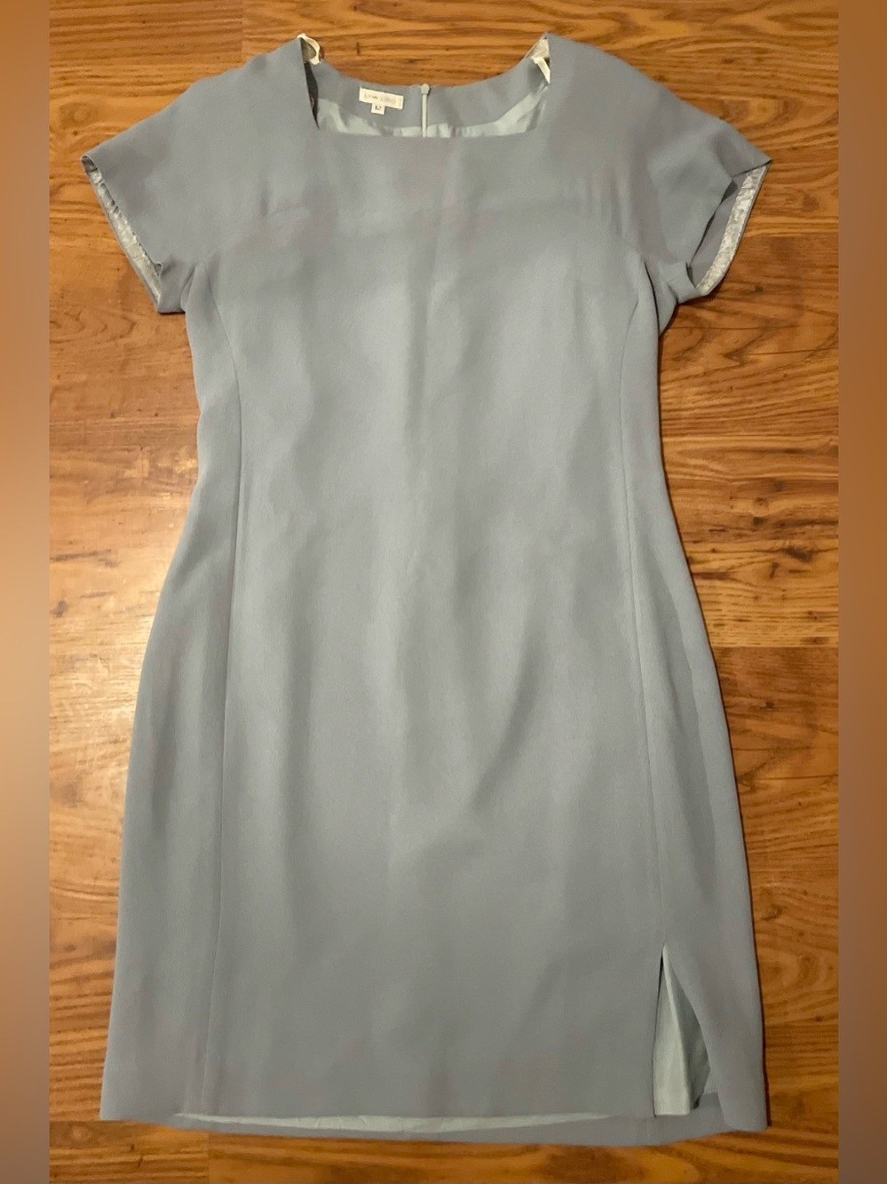 Vintage Lynn Lugo Light Blue Green Shift Dress